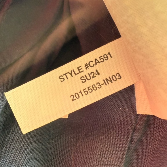 J Crew Smock Neck Puff Sleeve Top Dot Navy Blue Lightweight Cotton Shirt CA591 - Picture 9 of 10